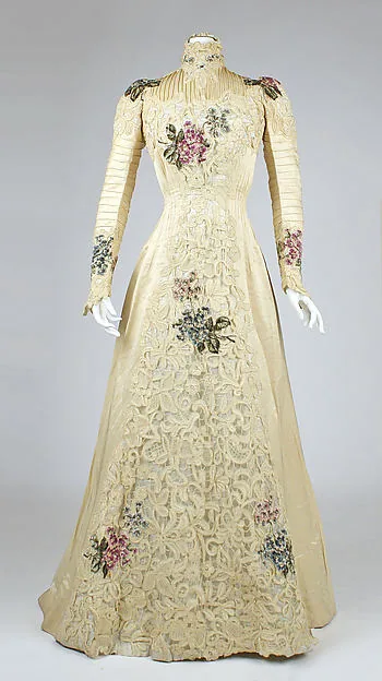 Robe de soie américaine, vers 1900, The Met, inventaire 1979.346.207.